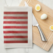 愛国心のあるアメリカ国旗50星 キッチンタオル (四つ折り)