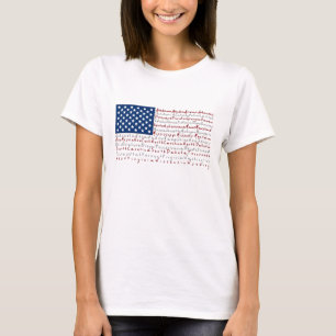 愛国心のあるアメリカ国旗Tシャツ Tシャツ