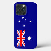 愛国心のあるオーストラリア国旗のケースメイトiPhoneケース Case-Mate iPhoneケース (裏面)