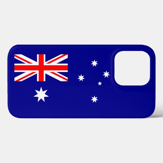 愛国心のあるオーストラリア国旗のケースメイトiPhoneケース Case-Mate iPhoneケース (裏面 (横))