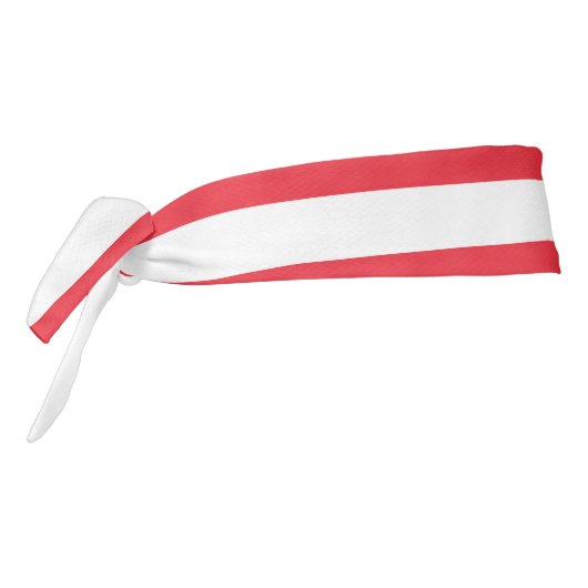 愛国心のあるオーストリア国旗のネクタイのヘッドバンド タイヘッドバンド (回転270)