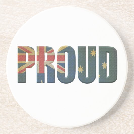 愛国心のあるオー誇りを持ったストラリア コースター (正面)
