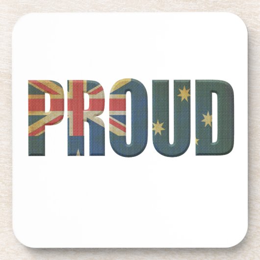 愛国心のあるオー誇りを持ったストラリア コースター (正面)