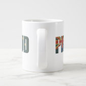 愛国心のあるオー誇りを持ったストラリア ジャンボコーヒーマグカップ (裏面)