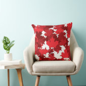 愛国心のあるカナダ国旗のカエデの葉のパターン クッション (椅子)