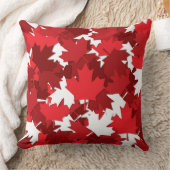 愛国心のあるカナダ国旗のカエデの葉のパターン クッション (ブランケット)
