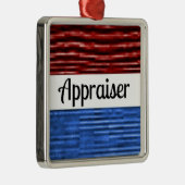 愛国心のあるクリスマスの飾り メタルオーナメント (右)