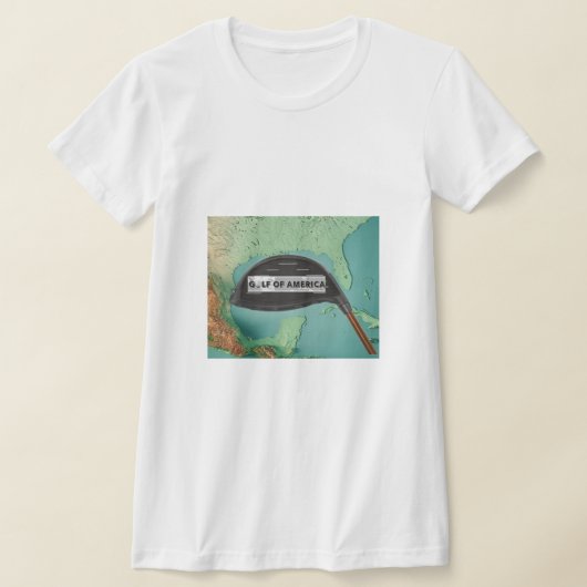 愛国心のあるゴルフ Tシャツ (レイダウン)