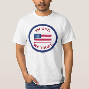 愛国心のあるシャツを信じて Tシャツ