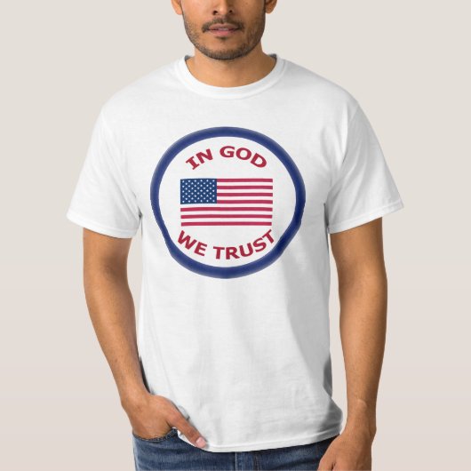 愛国心のあるシャツを信じて Tシャツ (正面)