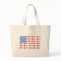 愛国心のあるシーシェル&スターフィッシュアメリカ国旗