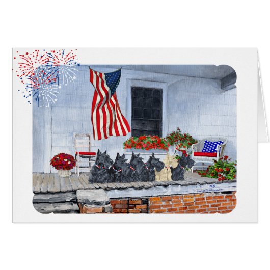 愛国心のあるスコットランド人が大パレードを待つ (正面横)