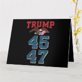 愛国心のあるトランプ選手が45勝47勝者勝ちトランプ カード (黄色い花)