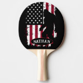 愛国心のあるビッグフット 卓球ラケット (正面)