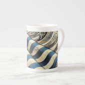 愛国心のある芸術 ボーンチャイナマグカップ (正面右)