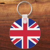愛国心のある英国ジャック国旗 キーホルダー (正面)