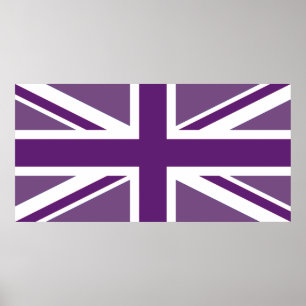 愛国心のある英国ジャック国旗 ポスター