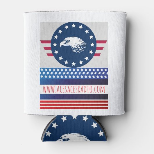 愛国心のある 缶クーラー (正面)