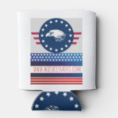 愛国心のある 缶クーラー (裏面)