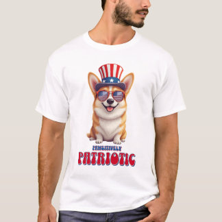 愛国心のコルギ – 愛国の愛国心 Tシャツ