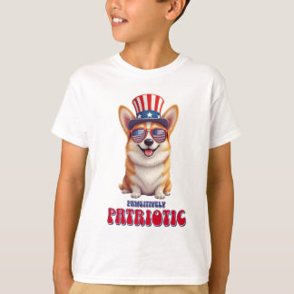 愛国心のコルギ – 愛国の愛国心 Tシャツ