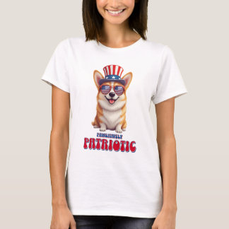 愛国心のコルギ – 愛国の愛国心 Tシャツ