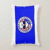 愛国心のトラウマLlamaアクセント枕16" x 12" アクセントクッション (正面(垂直))