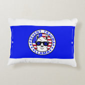 愛国心のトラウマLlamaアクセント枕16" x 12" アクセントクッション (裏面)