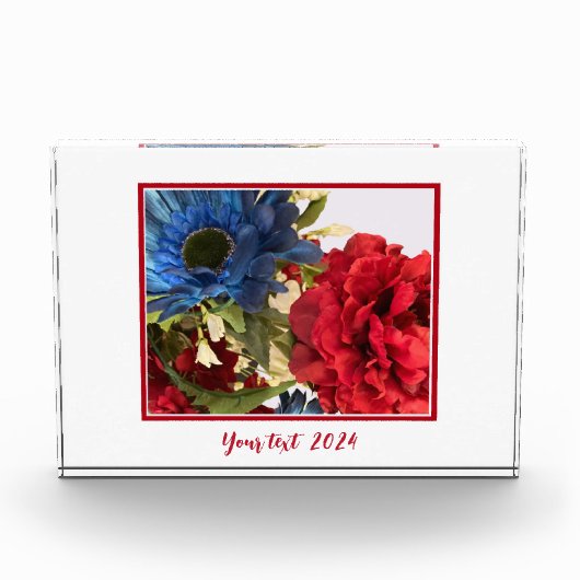 愛国心の父の日のフォトブロック フォトブロック (正面)