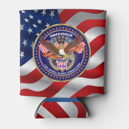 愛国心の薄暗さ。3インチ（直径）、高さ3.75インチ 缶クーラー