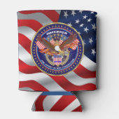 愛国心の薄暗さ。3インチ(直径)、高さ3.75インチ 缶クーラー (裏面)