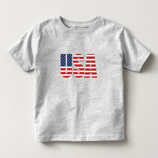 愛国心の高い幼児Tシャツ トドラーTシャツ (正面)