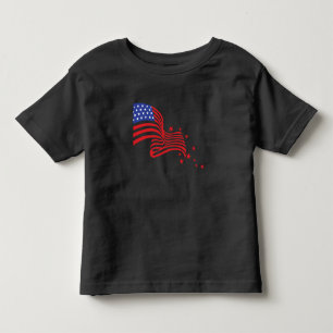 愛国心の高い幼児Tシャツ トドラーTシャツ