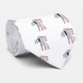 愛国心の高まり: 私は米国が好き - 視点アート ネクタイ (ロール)