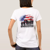 愛国心は決して屈しない Tシャツ (裏面)