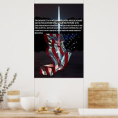 愛国心または退役軍人1つのビューアーティストのコメントを選択 ポスター (キッチン)