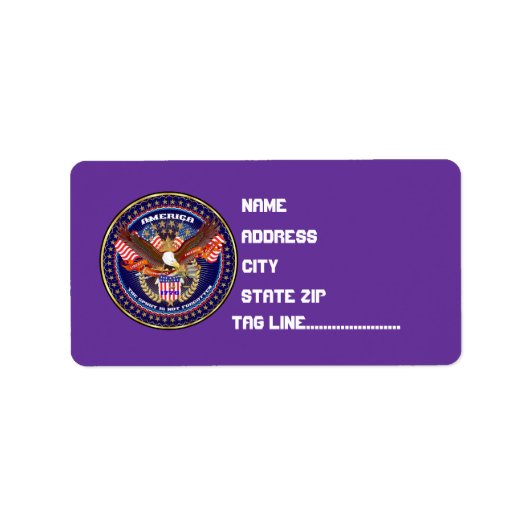 愛国心または退役軍人1つのビューアーティストのコメントを選択 ラベル (正面)