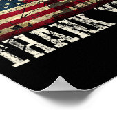 愛国心を持ったサービスを提供 – 退役軍人の日 ポスター (角)