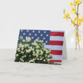 愛国心を誇示する カード (黄色い花)