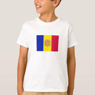 愛国心アンドラ国旗 Tシャツ