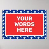 愛国心カスタムの ポスター (正面)