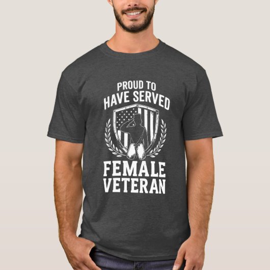 愛国心溢れるベテランの誇り Tシャツ (正面)