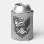 愛国心溢れる感謝の気持ち アメリカ軍退役軍人へ 缶クーラー (缶正面)