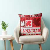 愛国心誇りを持ったを持ってカナダ人 クッション (椅子)
