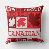 愛国心誇りを持ったを持ってカナダ人 クッション (裏面)