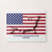 愛国心4年の7月、自由を求めて私たちを自由に ジグソーパズル (横)