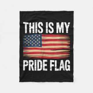 愛国心 この愛 pride フラッグ アメリカ 7月4日 フリースブランケット