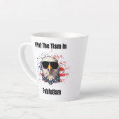 愛国心 カフェラテマグ (左アングル)