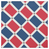 愛国心：ドミニカ共和国国旗 ファブリック (見本)