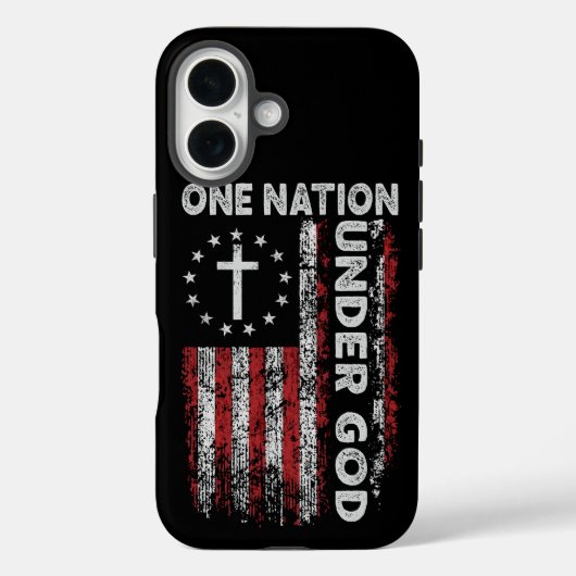 愛国心: 神の下のひとつの国 Case-Mate iPhoneケース (裏面)